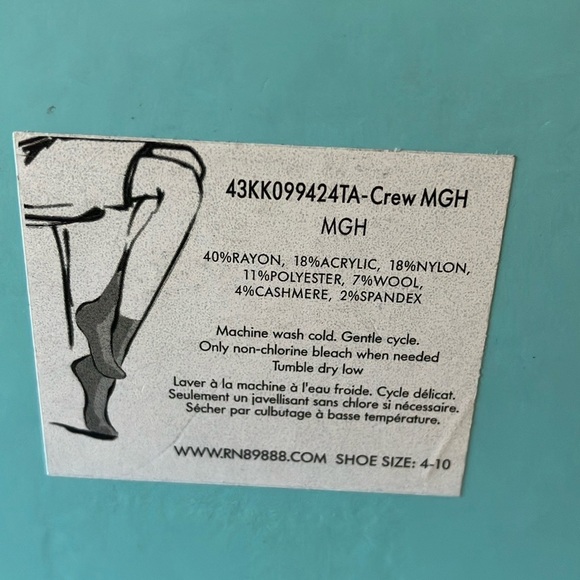 Kate Spade:  Gray & Pink Socks Set - Picture 3 of 16